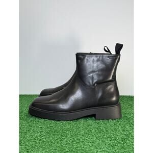 Vagabond Shoemakers Jillian Ankle Boots Black Leather Size 40 US 10